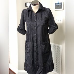 Vintage Girdear Little Black Shirtdress